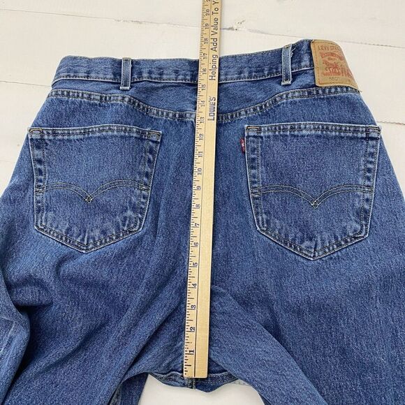 Levi's Men's 550 Medium Wash Red Tab Denim Jeans 36x34 S40196 - Picture 13 of 15